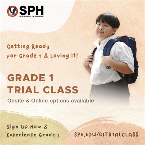 Grade 1 Trial Class .